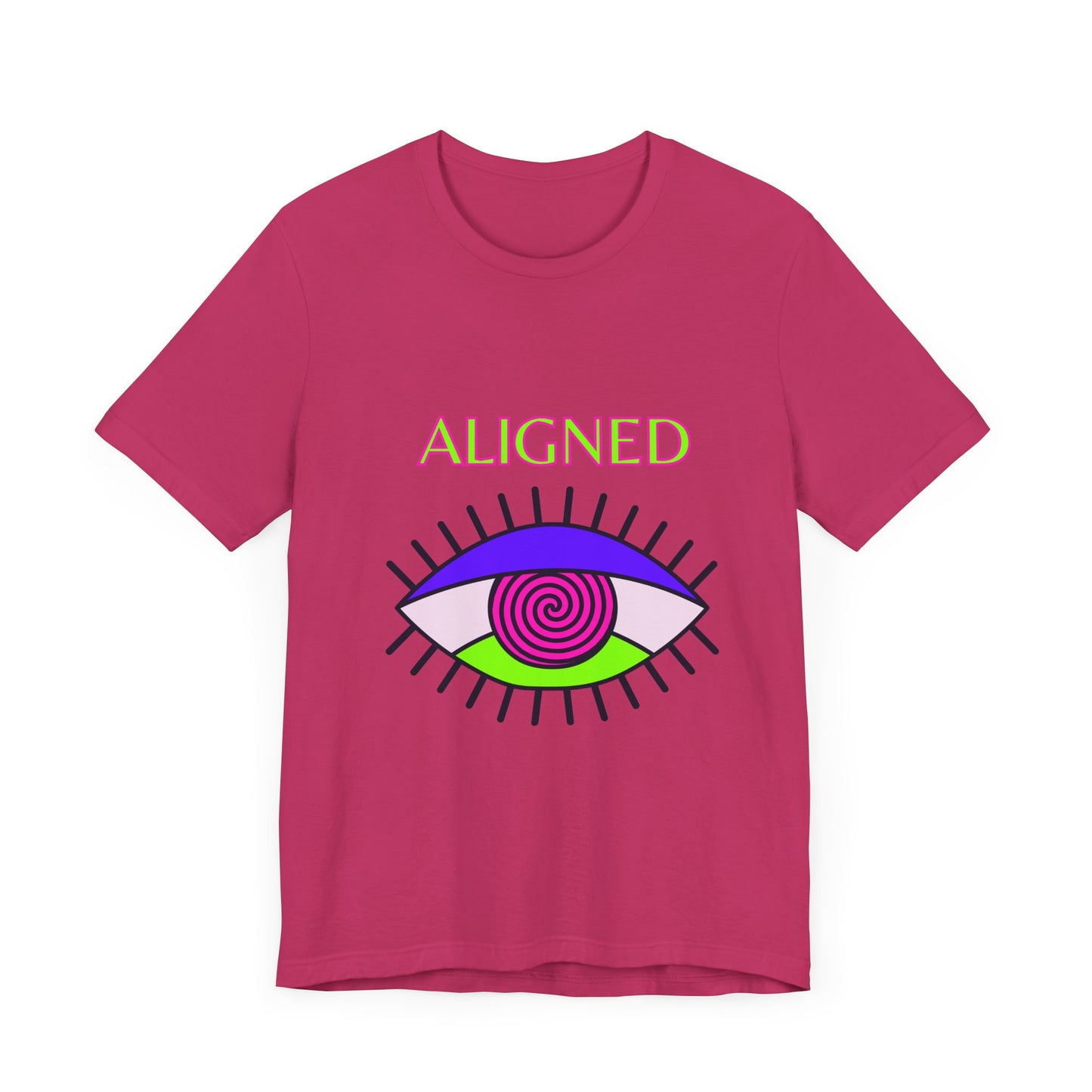 Aligned Eye Unisex Jersey Tee - Positive Vibes T-Shirt