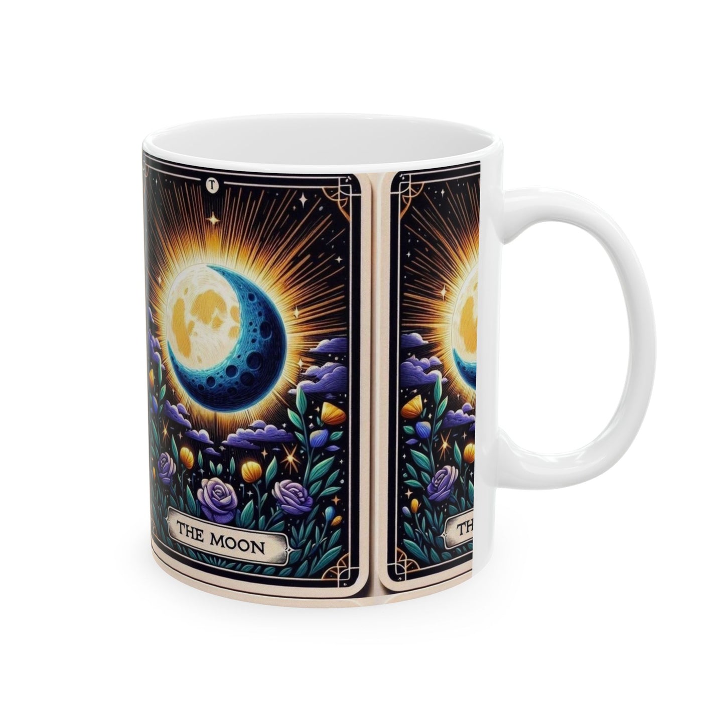 Celestial The Moon Ceramic Mug | Perfect for Coffee Lovers, Astrology Gifts, Tea Drinkers, Home Decor, Birthday Present