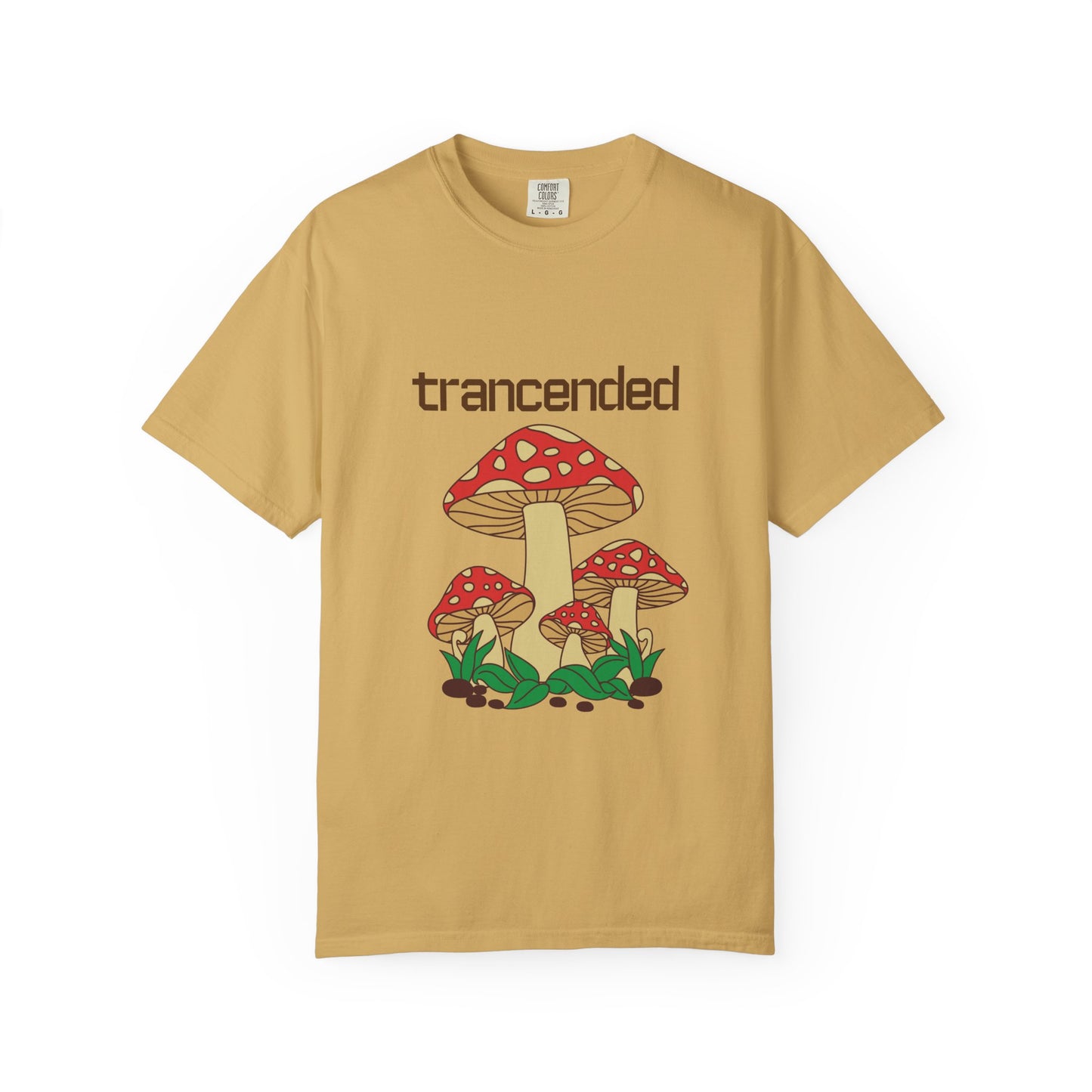 Trancended Mushroom Unisex Garment-Dyed T-Shirt
