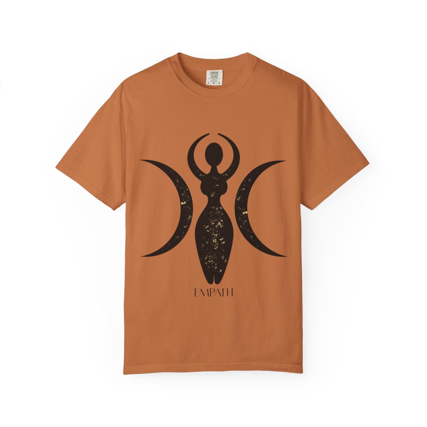 Empowered Goddess Unisex Garment-Dyed T-Shirt | Celestial Design | Perfect for Self-Care and Spiritual Celebrations