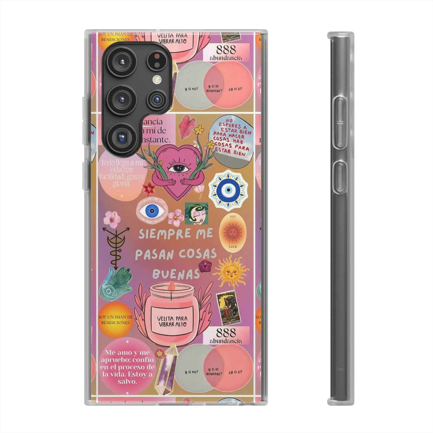 Colorful Affirmation Phone Cases, Positive Vibe Cases for iPhone, Flexible Phone Protection, Unique Gifts for Friends