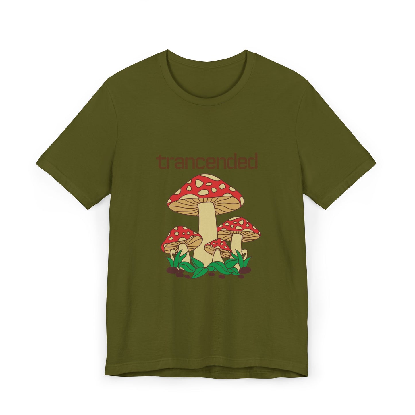 Trancended Mushroom Unisex Jersey T-Shirt - Nature Lovers Tee
