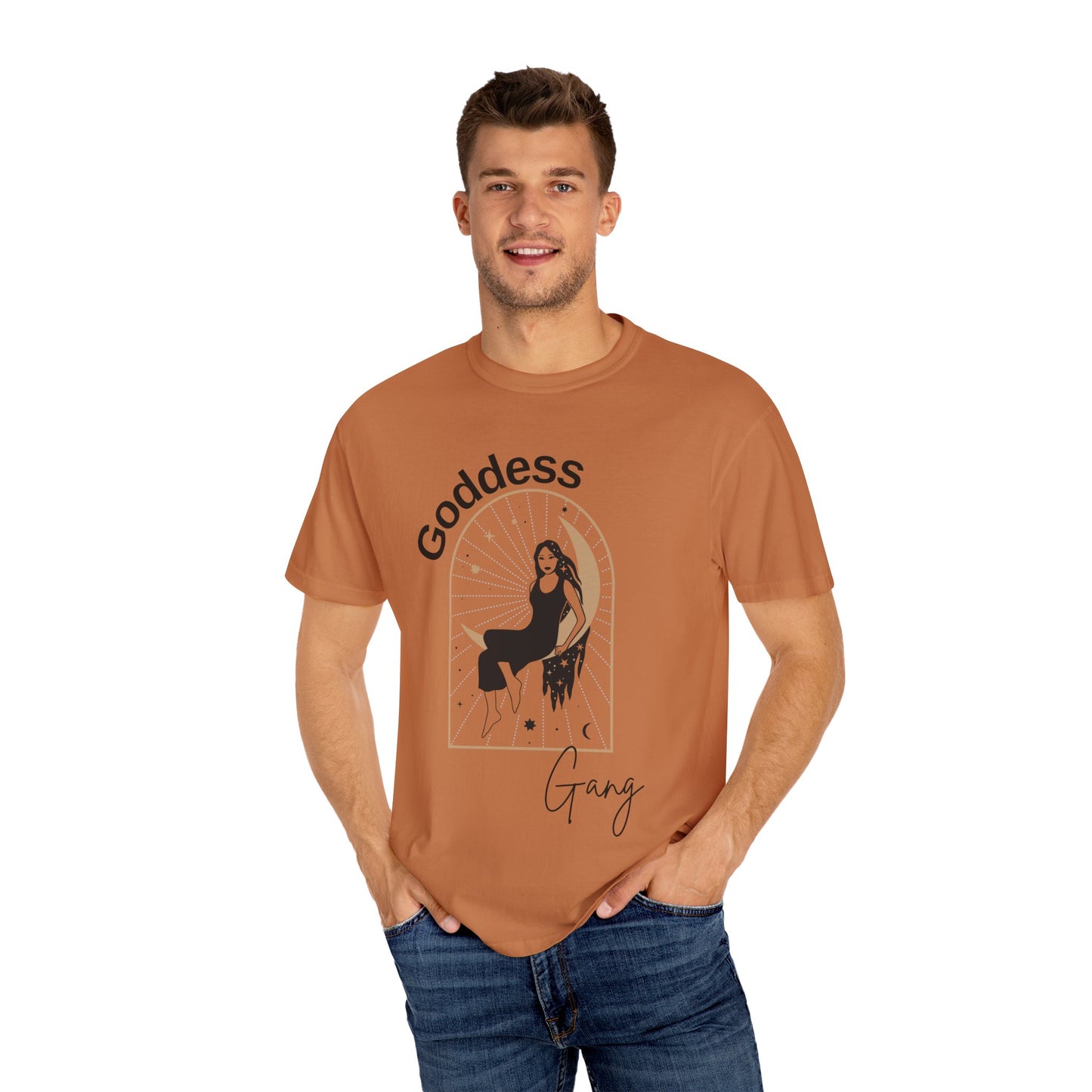 Goddess Gang Unisex Garment-Dyed T-Shirt – Empowering Fashion for Every Occasion