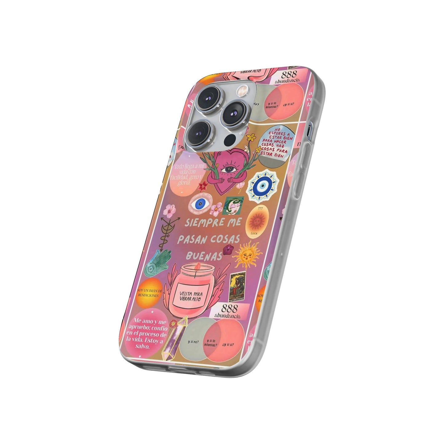 Colorful Affirmation Phone Cases, Positive Vibe Cases for iPhone, Flexible Phone Protection, Unique Gifts for Friends