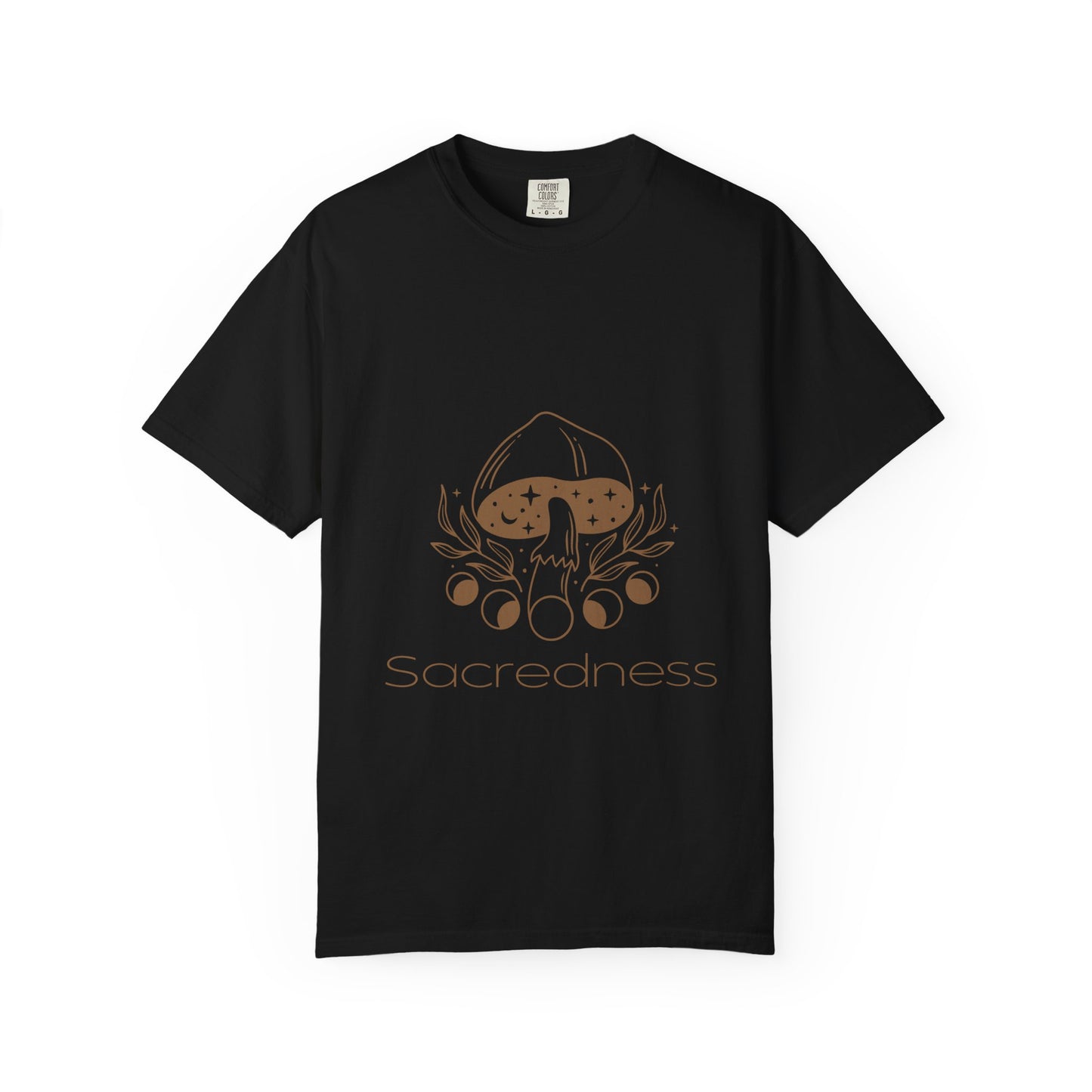 Sacredness Unisex Garment-Dyed T-Shirt - Bohemian Style for Nature Lovers