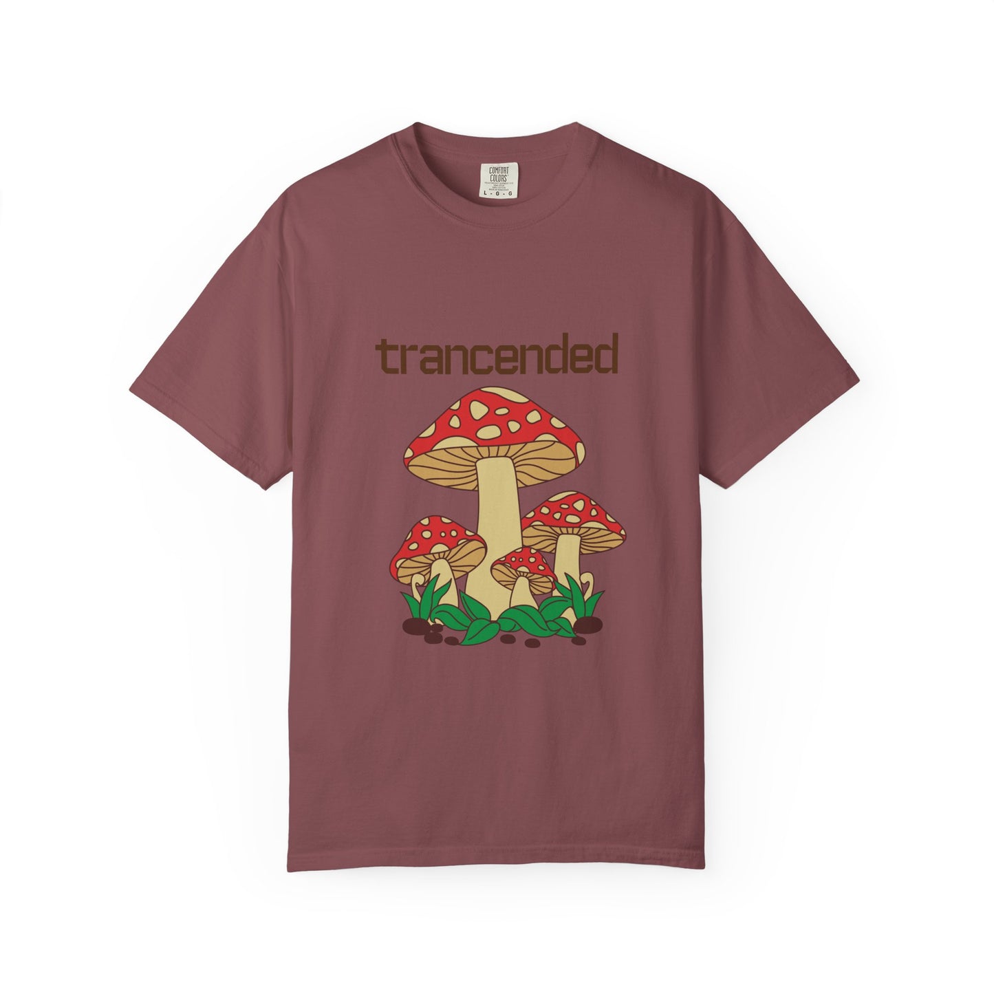 Trancended Mushroom Unisex Garment-Dyed T-Shirt