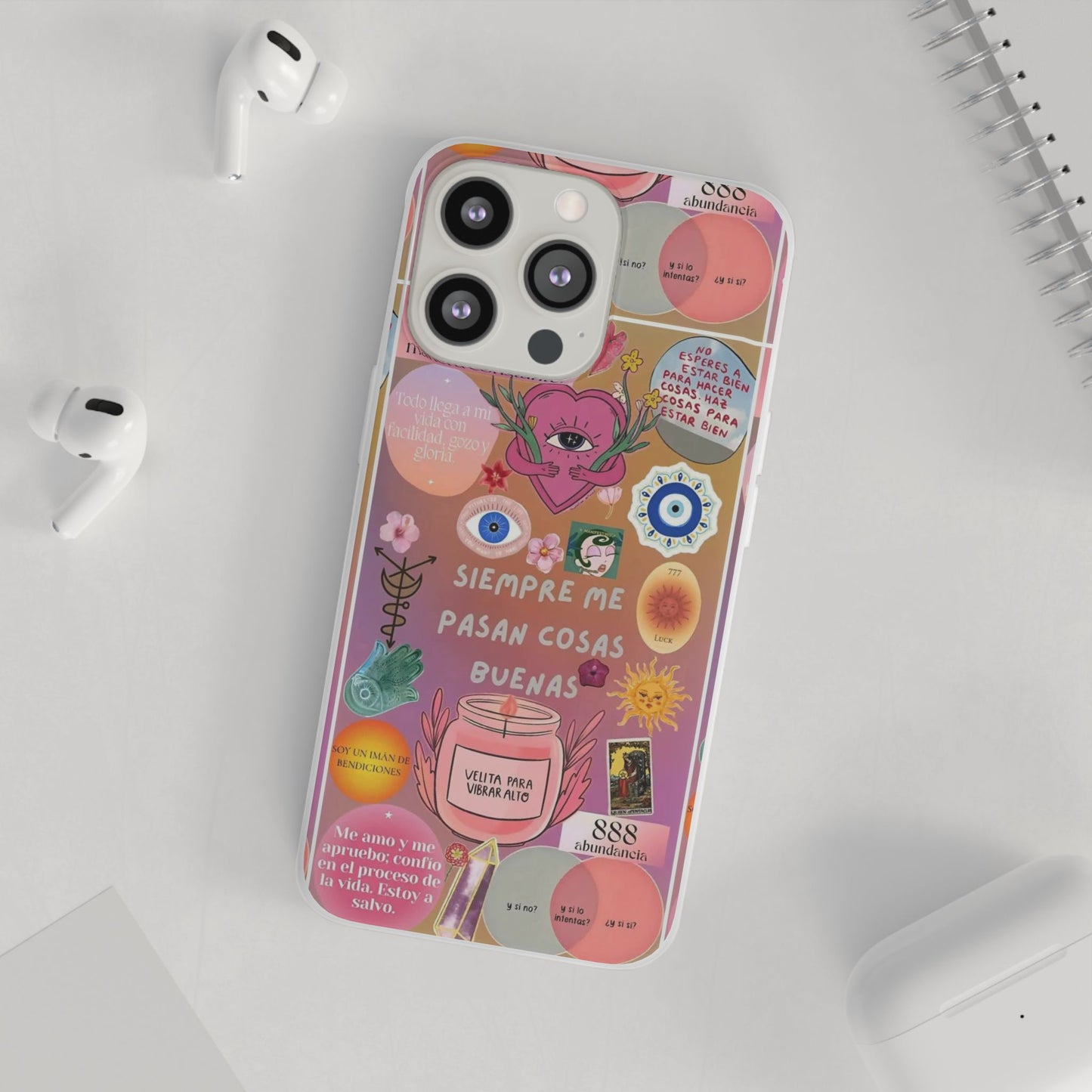 Colorful Affirmation Phone Cases, Positive Vibe Cases for iPhone, Flexible Phone Protection, Unique Gifts for Friends