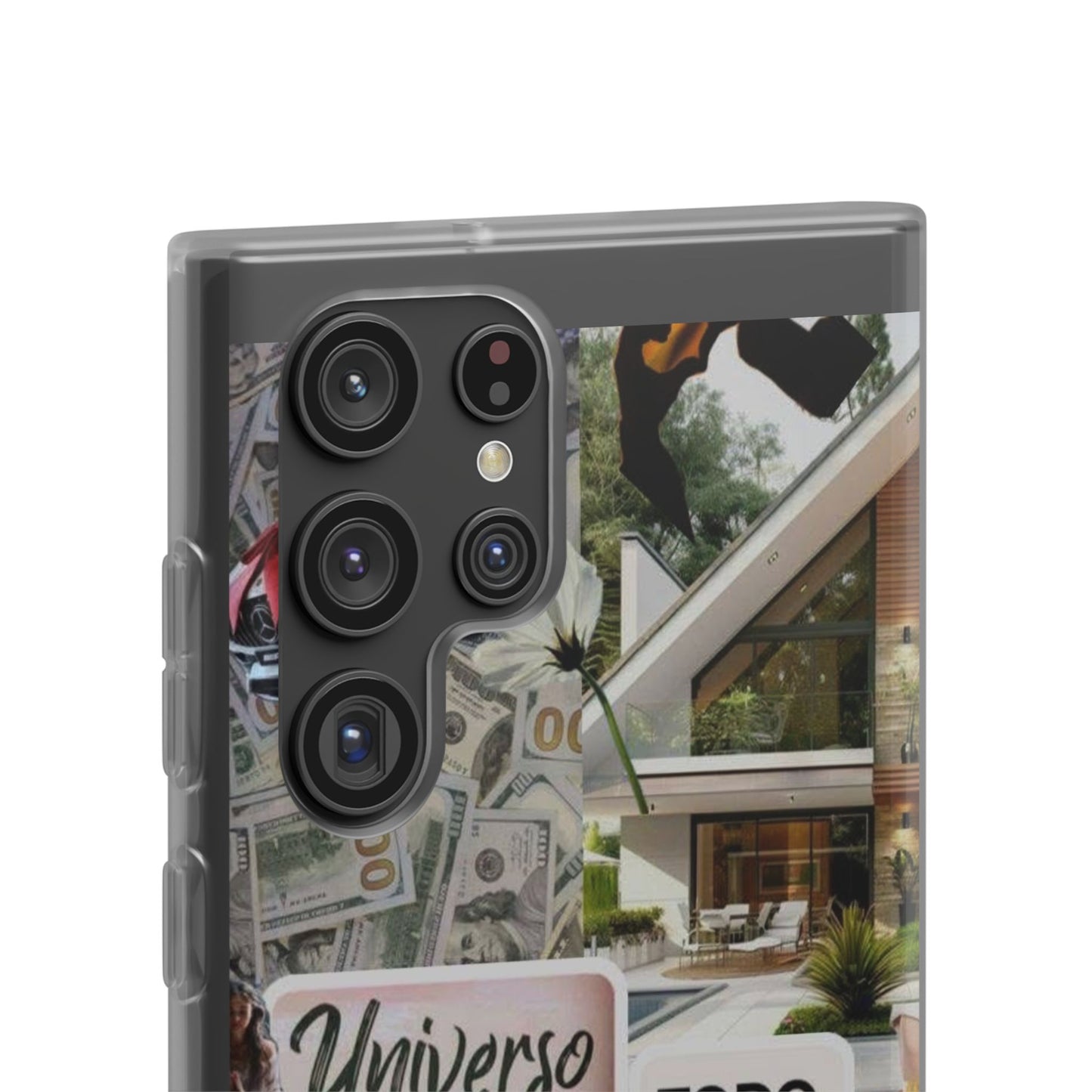 Vibrant Flexi Phone Case with Inspirational Quotes, Bohemian Style, Perfect Gift for Friends, Travelers, Birthdays, Everyday Use