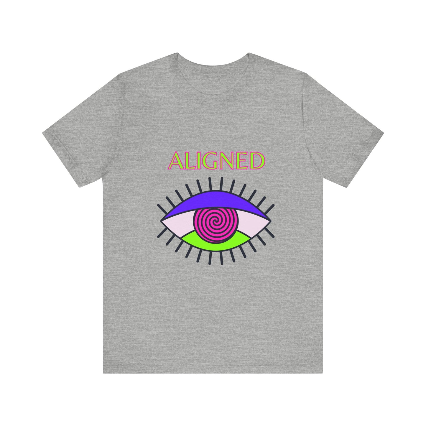 Aligned Eye Unisex Jersey Tee - Positive Vibes T-Shirt