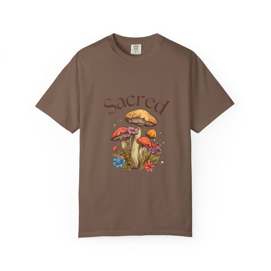 Sacred Mushroom Unisex Garment-Dyed T-Shirt