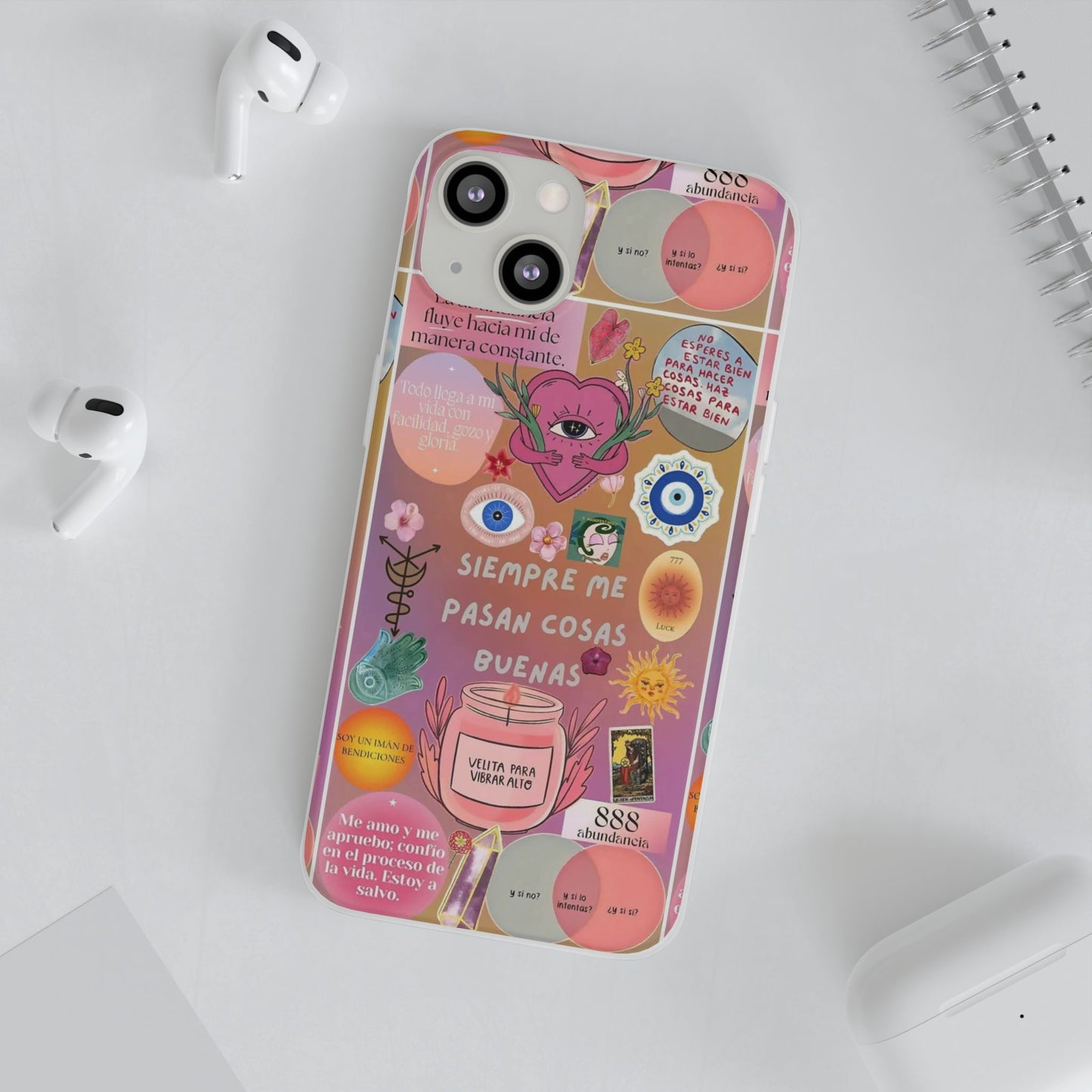 Colorful Affirmation Phone Cases, Positive Vibe Cases for iPhone, Flexible Phone Protection, Unique Gifts for Friends