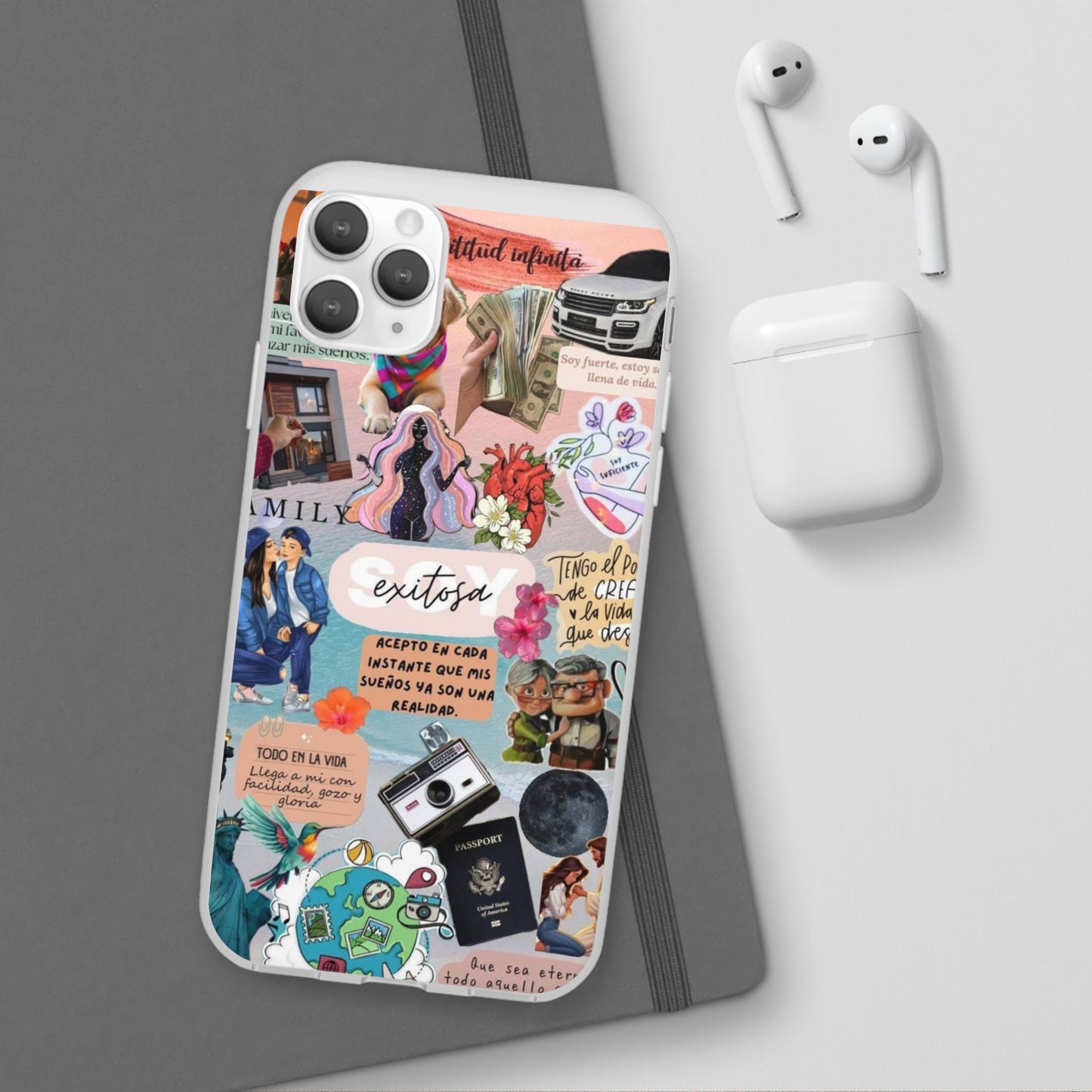 Colorful Inspirational Phone Case, Motivational iPhone Cover, Fun Phone Accessory, Unique Gift for Creative Souls, Flexible Cases for [...]