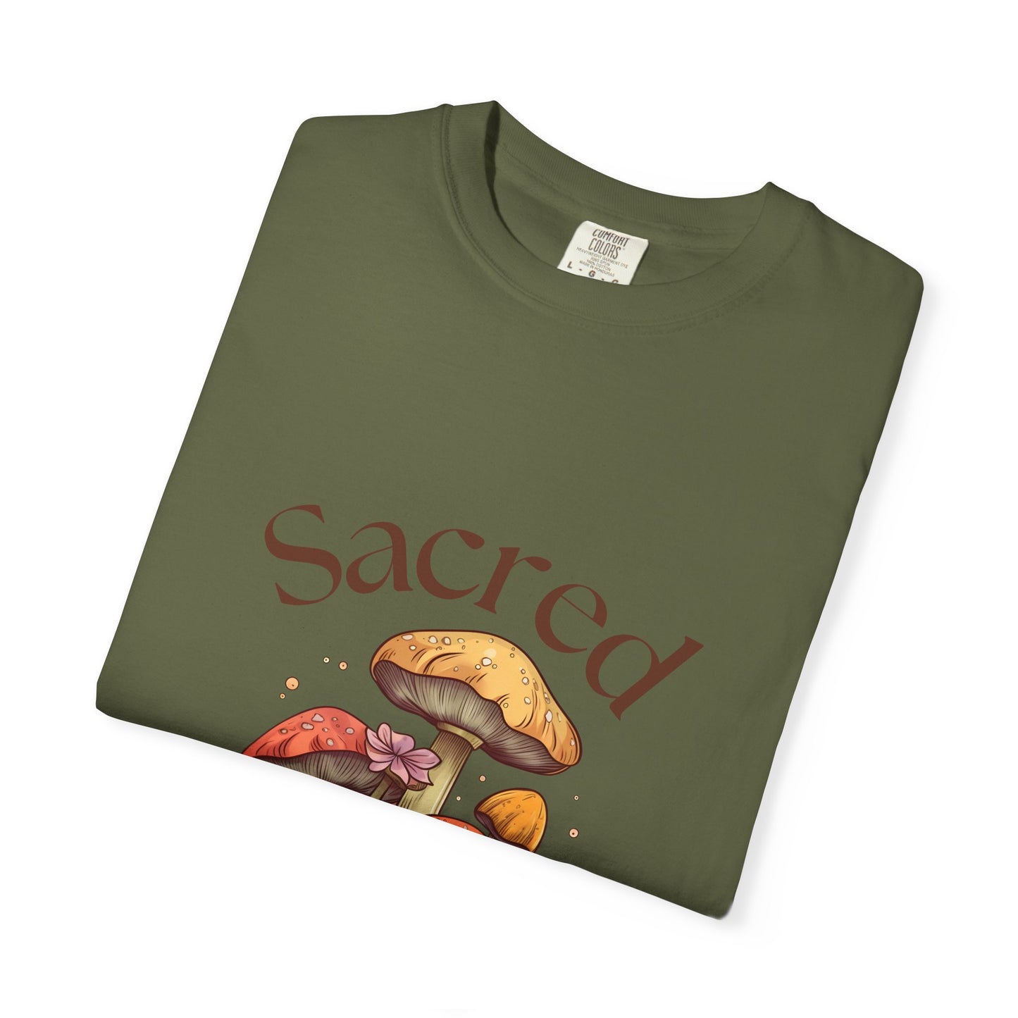 Sacred Mushroom Unisex Garment-Dyed T-Shirt