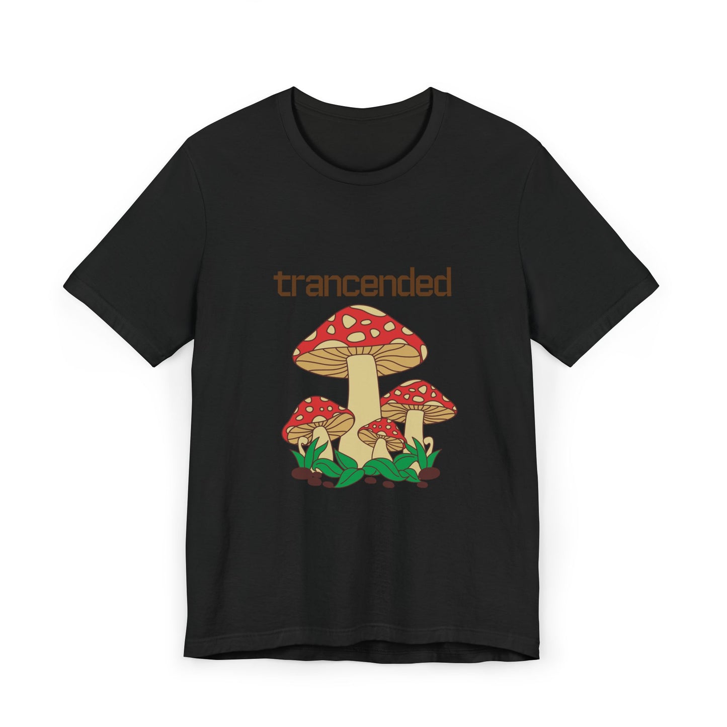 Trancended Mushroom Unisex Jersey T-Shirt - Nature Lovers Tee