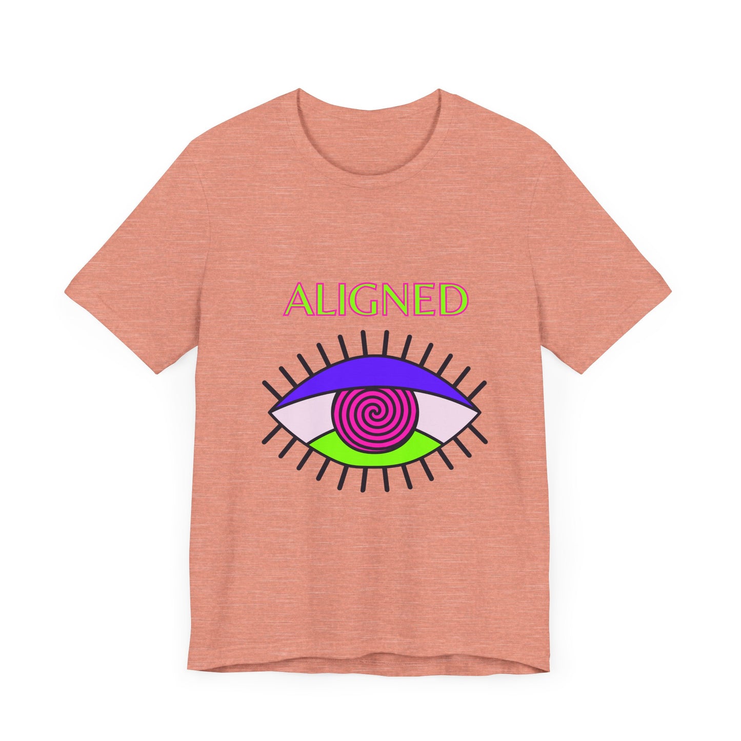Aligned Eye Unisex Jersey Tee - Positive Vibes T-Shirt