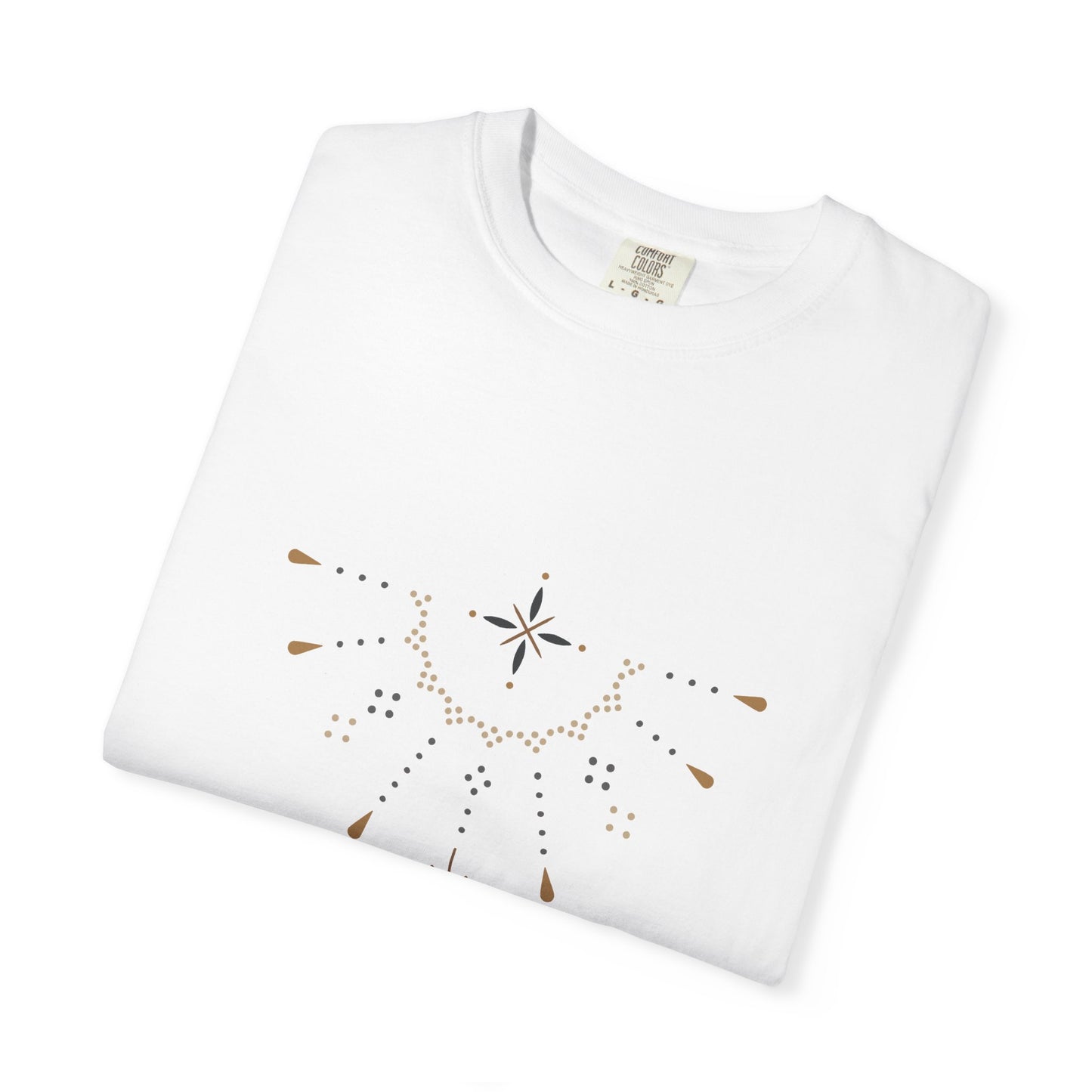 Unisex Light Language Garment-Dyed T-shirt - Spiritual and Artistic Design