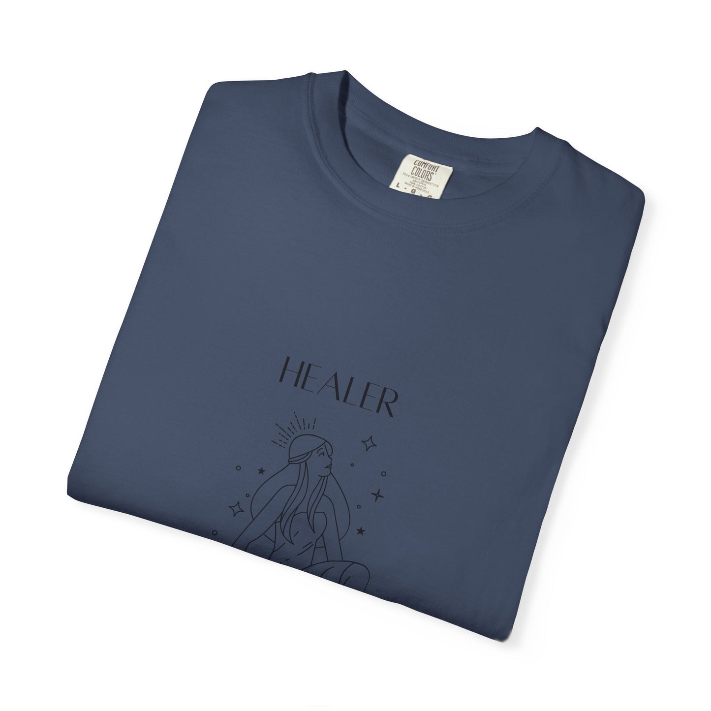 Healer Unisex Garment-Dyed T-Shirt – Spiritual Vibes & Comfort