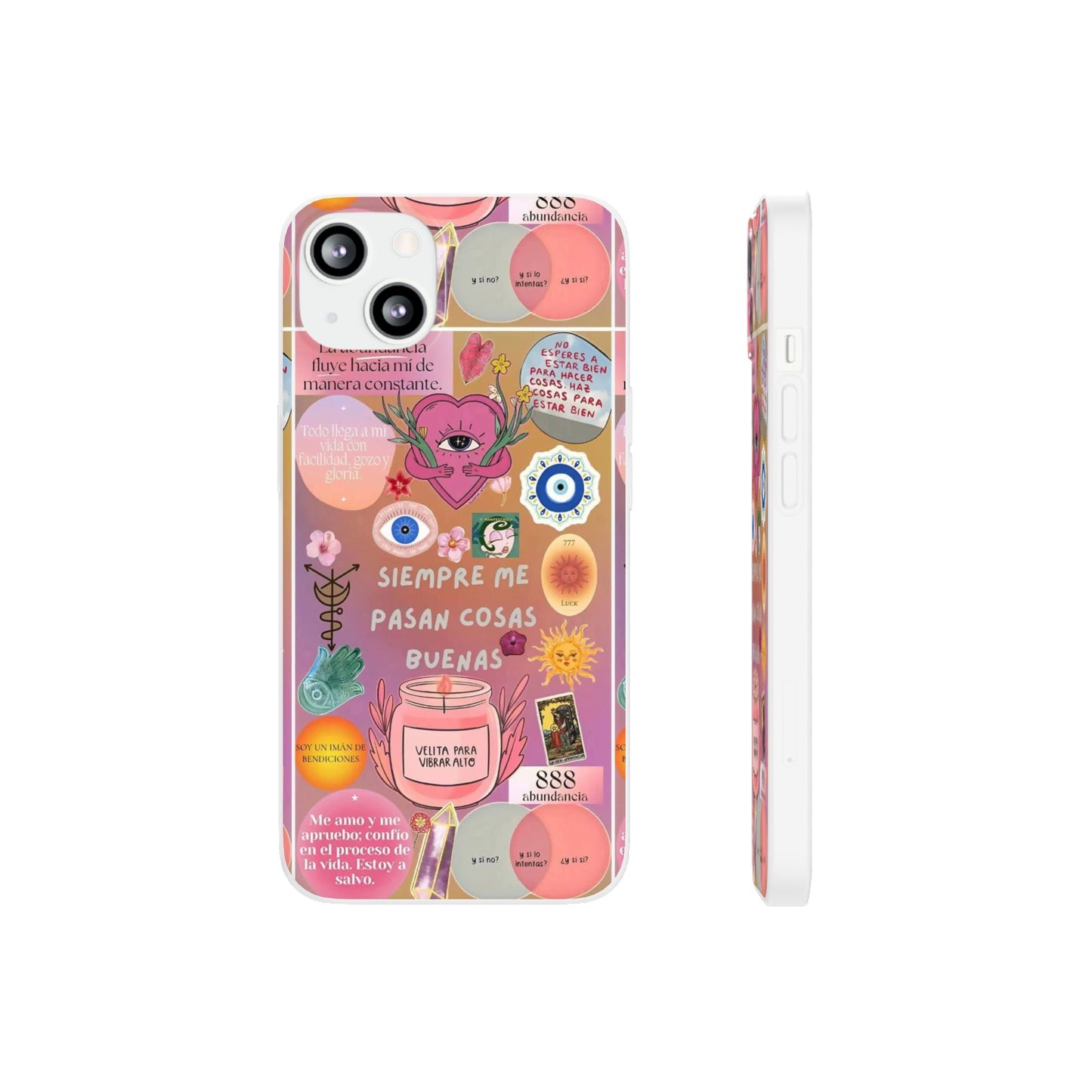 Colorful Affirmation Phone Cases, Positive Vibe Cases for iPhone, Flexible Phone Protection, Unique Gifts for Friends