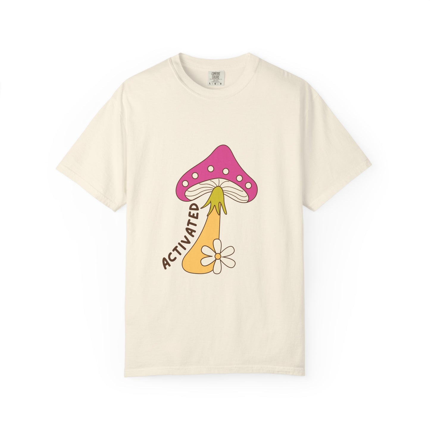 Activated Mushroom Unisex T-Shirt - Groovy Graphic Tee for Nature Lovers