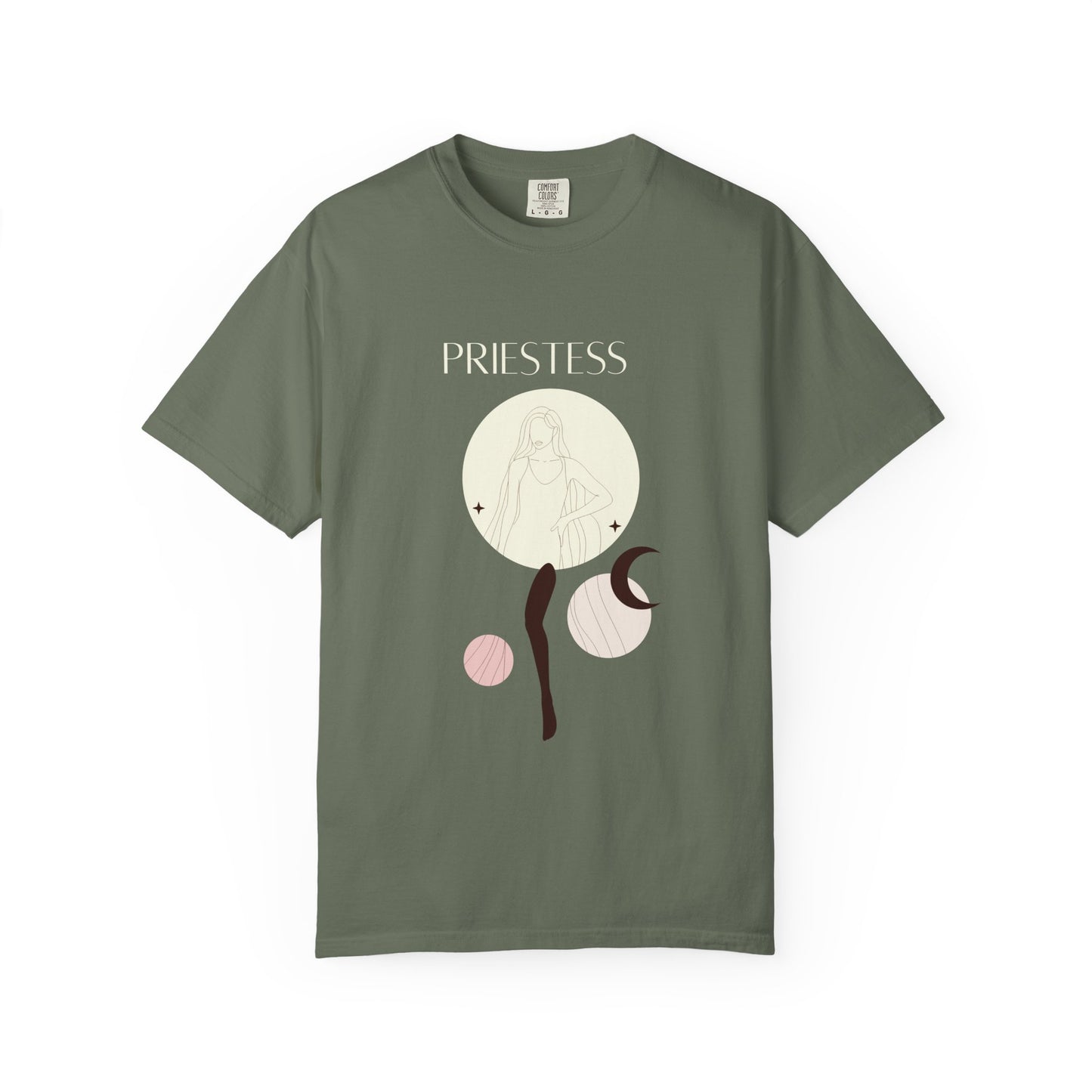 Boho Goddess Graphic Tee - Unisex Garment-Dyed T-Shirt