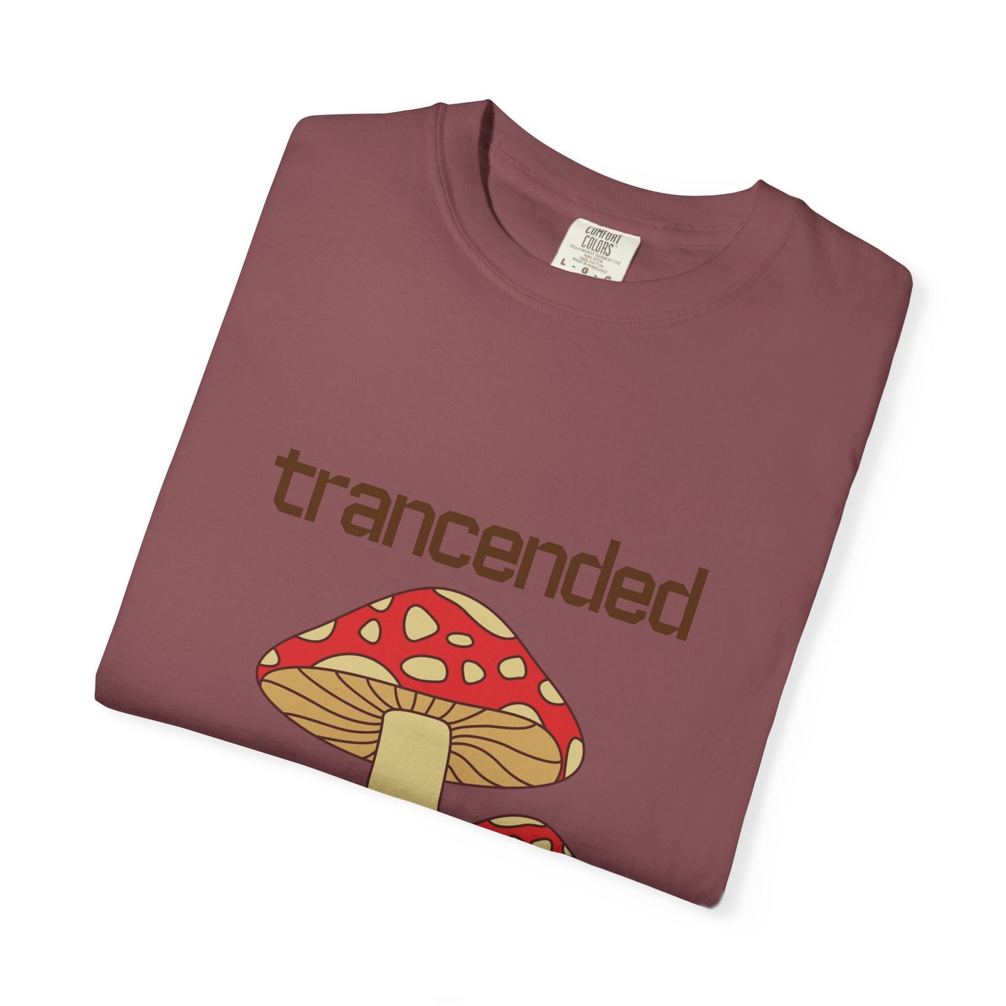 Trancended Mushroom Unisex Garment-Dyed T-Shirt