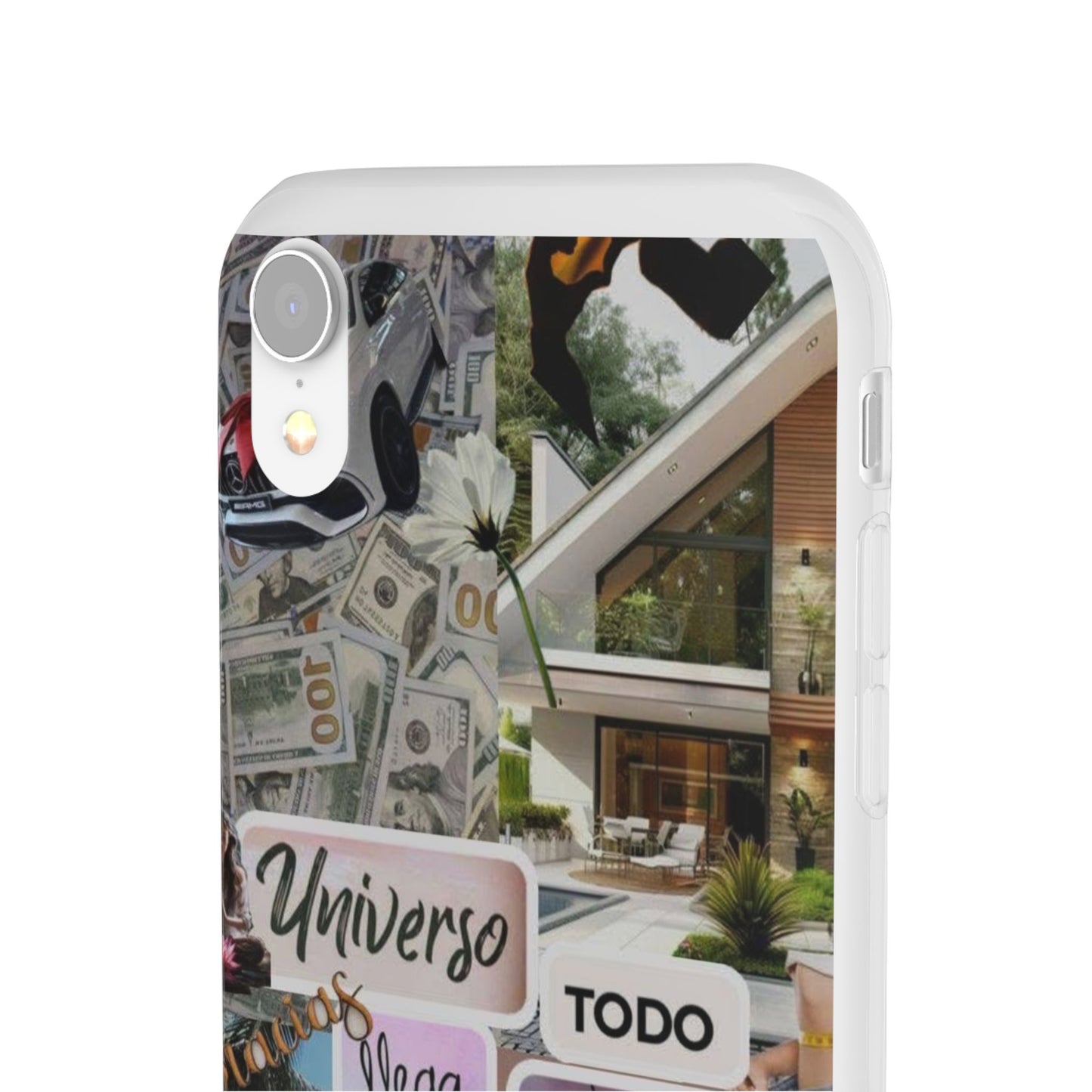 Vibrant Flexi Phone Case with Inspirational Quotes, Bohemian Style, Perfect Gift for Friends, Travelers, Birthdays, Everyday Use