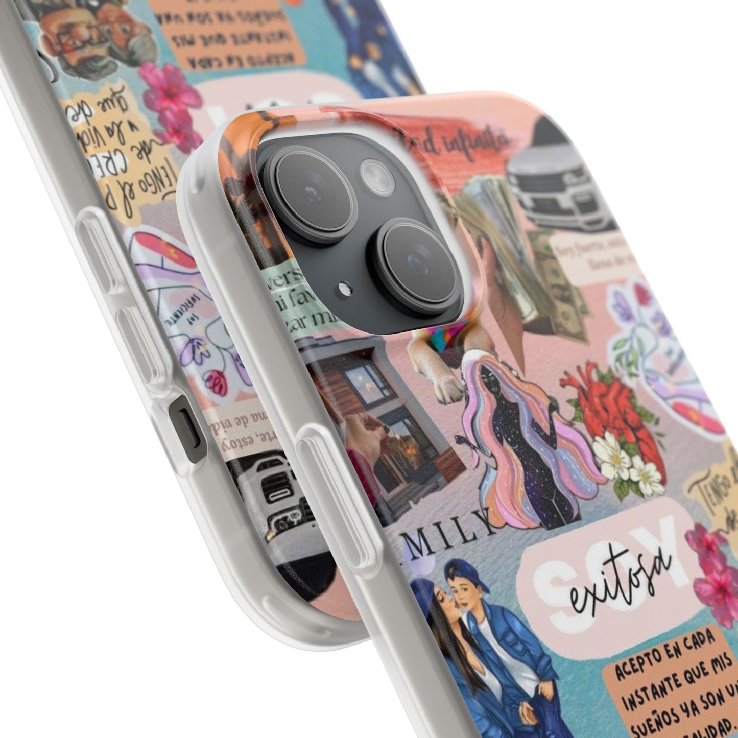 Colorful Inspirational Phone Case, Motivational iPhone Cover, Fun Phone Accessory, Unique Gift for Creative Souls, Flexible Cases for [...]