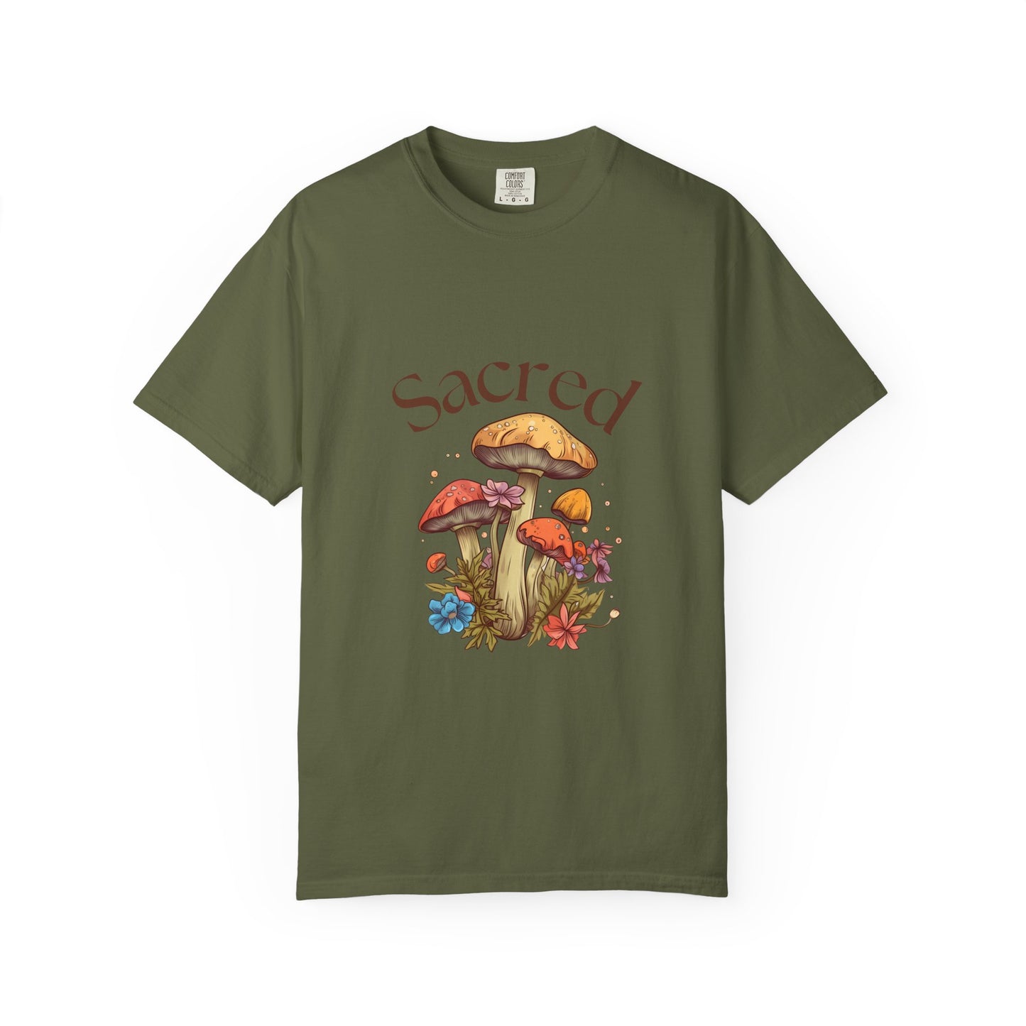 Sacred Mushroom Unisex Garment-Dyed T-Shirt