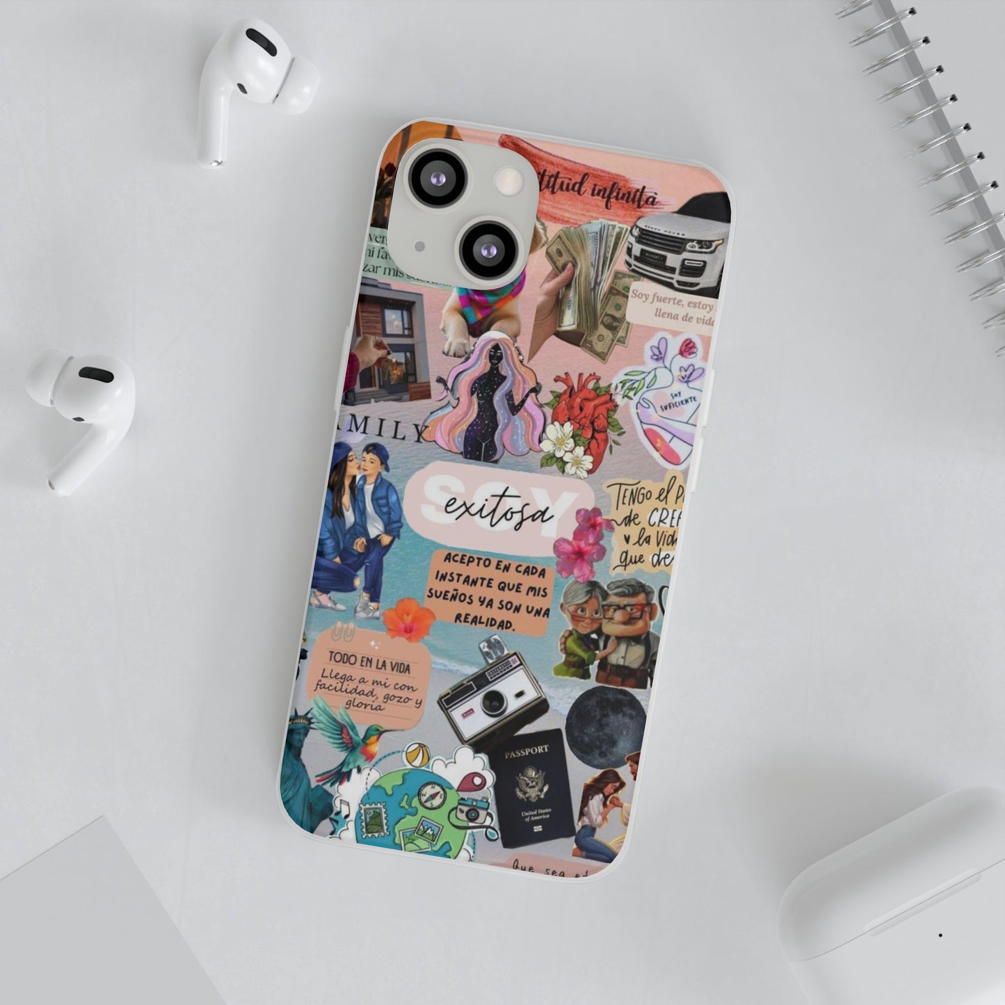 Colorful Inspirational Phone Case, Motivational iPhone Cover, Fun Phone Accessory, Unique Gift for Creative Souls, Flexible Cases for [...]