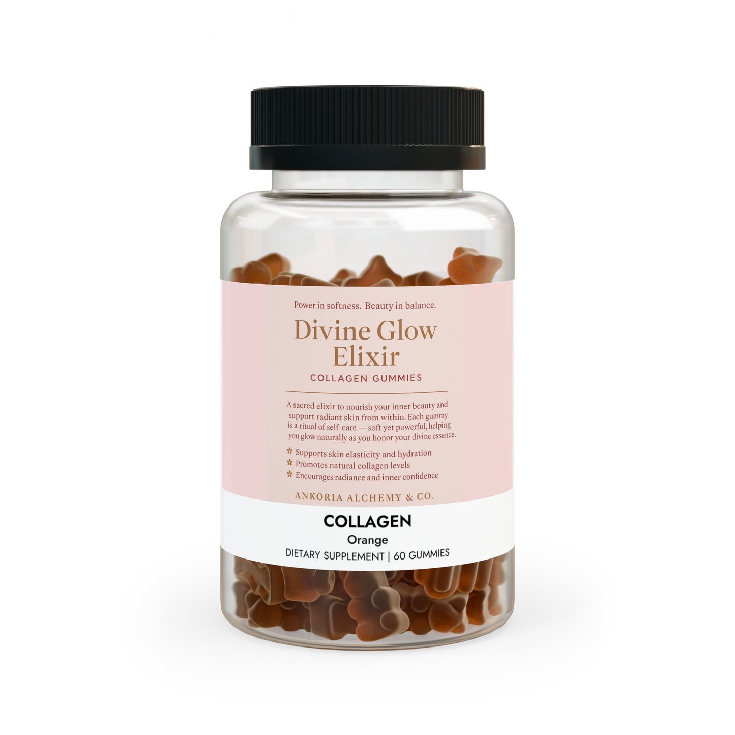 The Feminine Elixirs | Divine Glow Collagen  (60 Gummies)