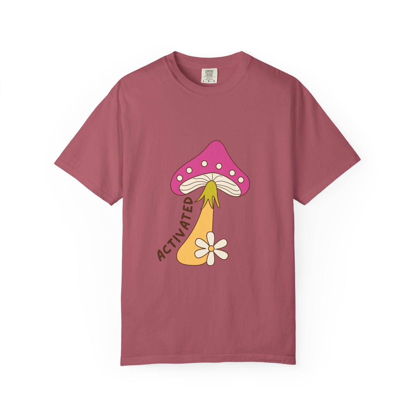 Activated Mushroom Unisex T-Shirt - Groovy Graphic Tee for Nature Lovers