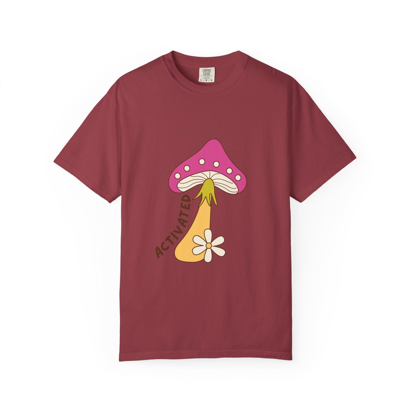 Activated Mushroom Unisex T-Shirt - Groovy Graphic Tee for Nature Lovers