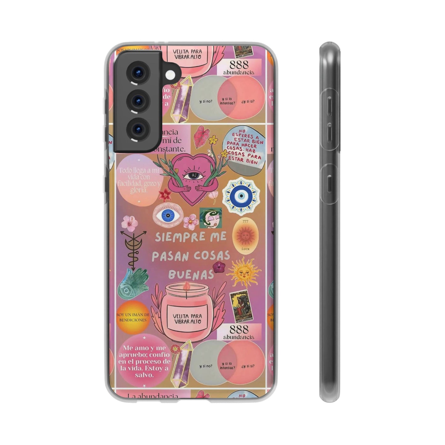 Colorful Affirmation Phone Cases, Positive Vibe Cases for iPhone, Flexible Phone Protection, Unique Gifts for Friends
