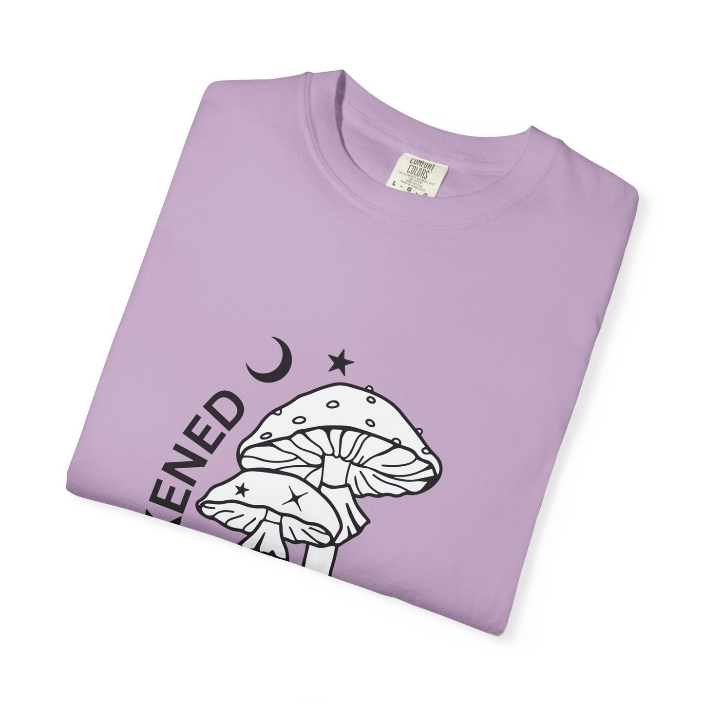 Unisex Garment-Dyed T-Shirt - "Awakened" Mushroom Design for Nature Lovers