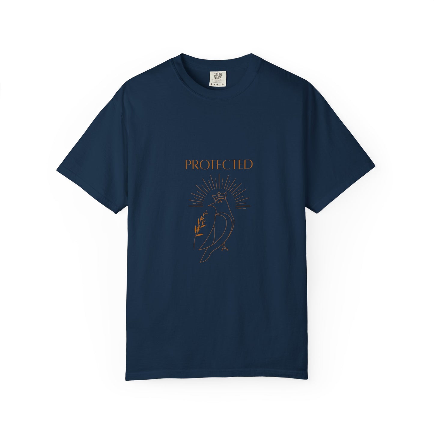 Protected Unisex Garment-Dyed T-Shirt | Nature-Inspired Graphic Tee