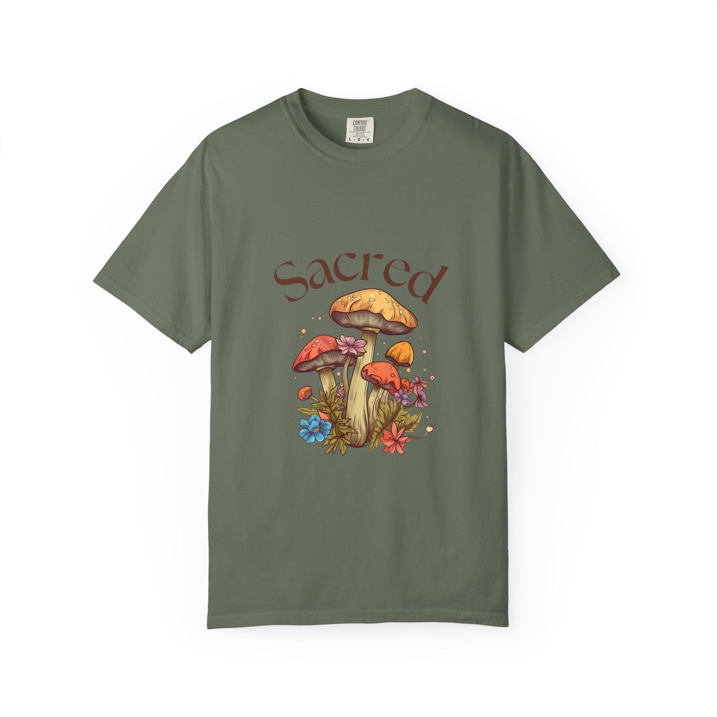 Sacred Mushroom Unisex Garment-Dyed T-Shirt