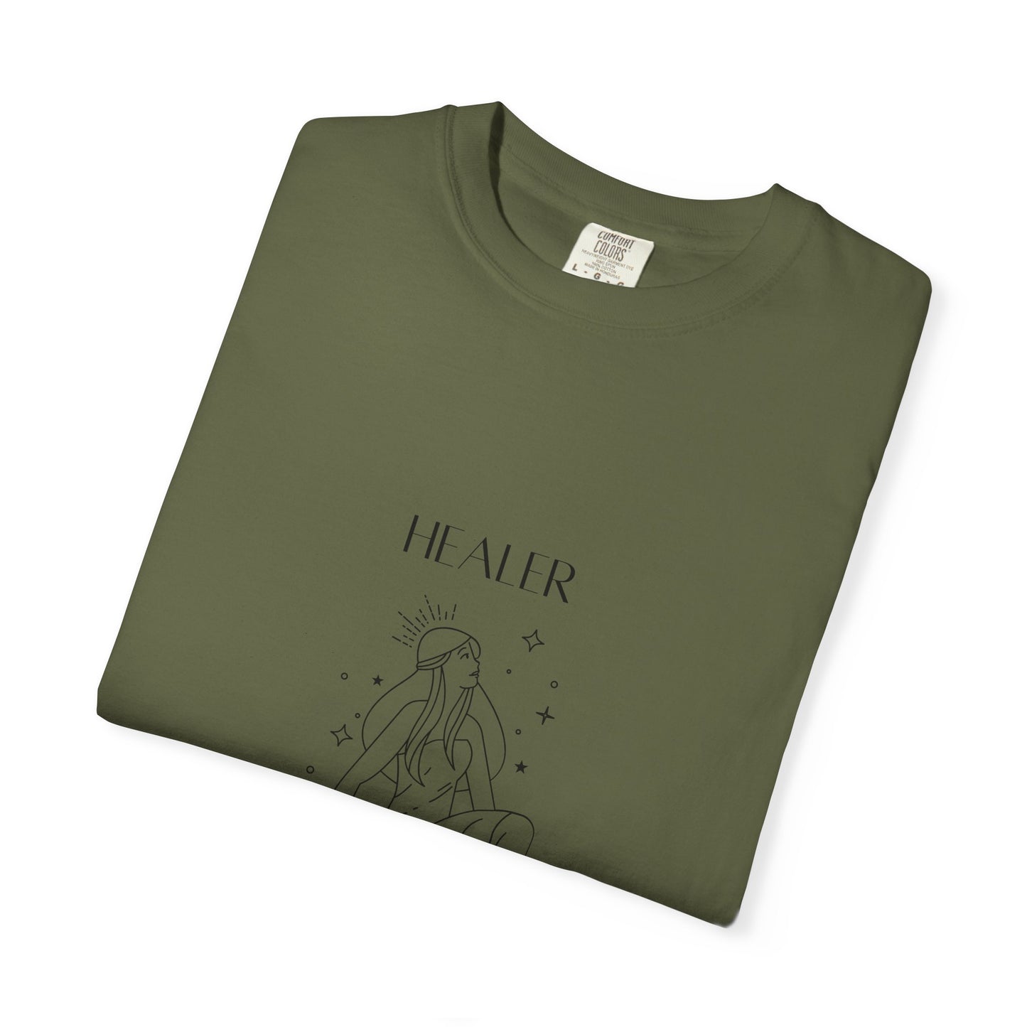 Healer Unisex Garment-Dyed T-Shirt – Spiritual Vibes & Comfort