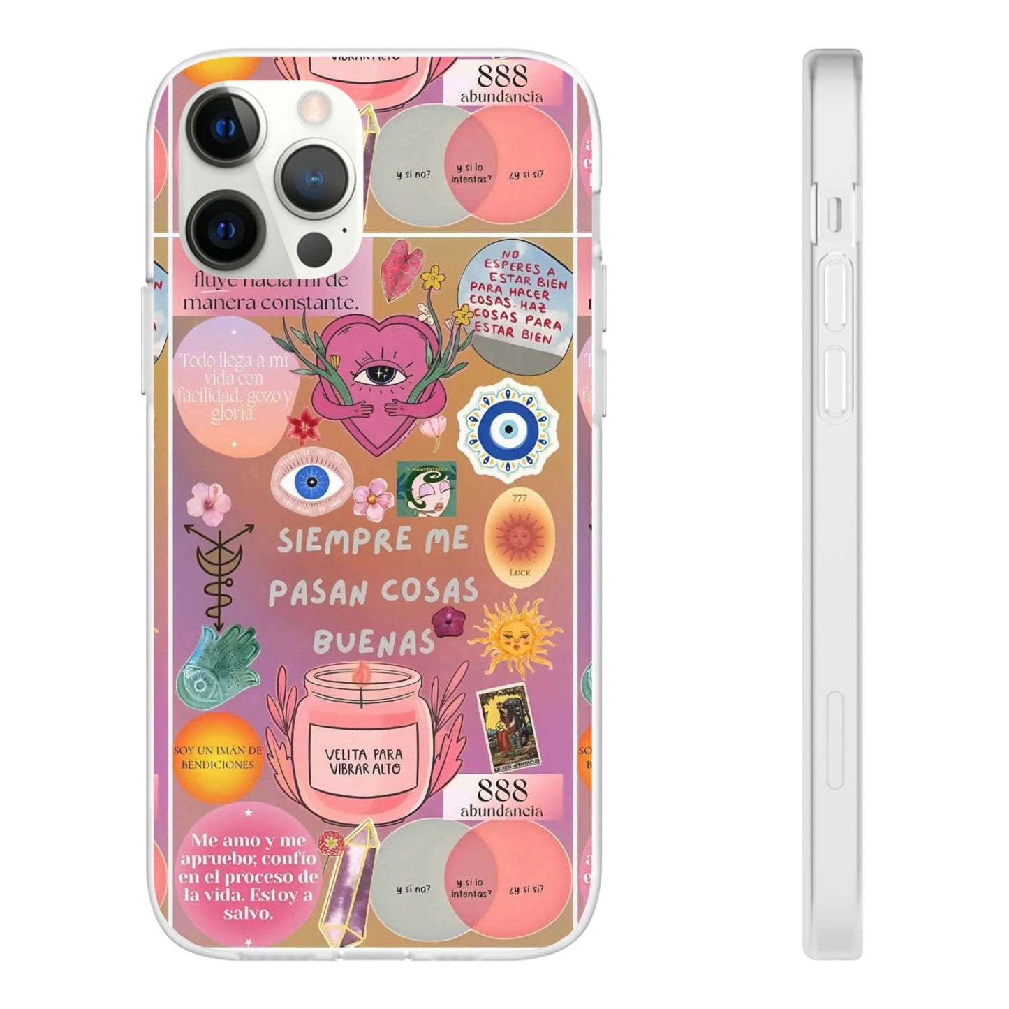 Colorful Affirmation Phone Cases, Positive Vibe Cases for iPhone, Flexible Phone Protection, Unique Gifts for Friends