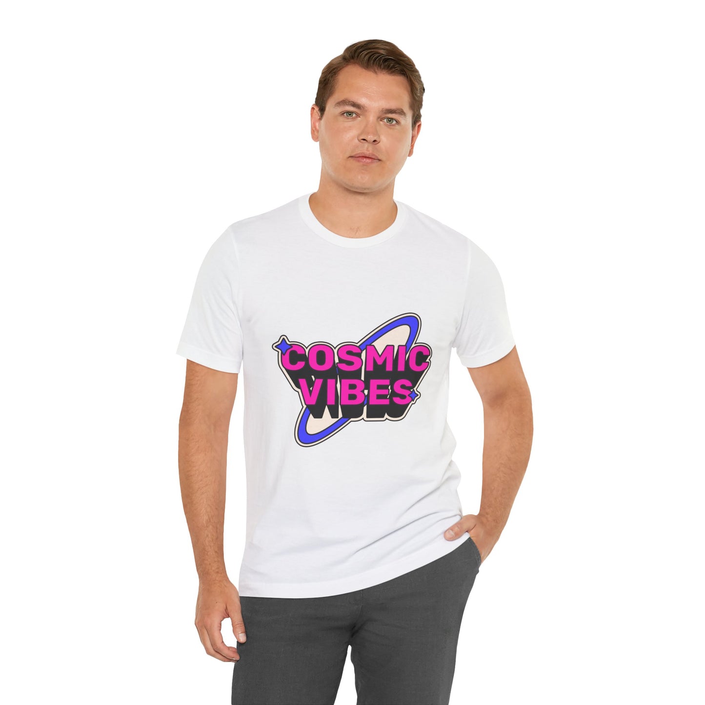 Cosmic Vibes Unisex Jersey Tee for Space Enthusiasts