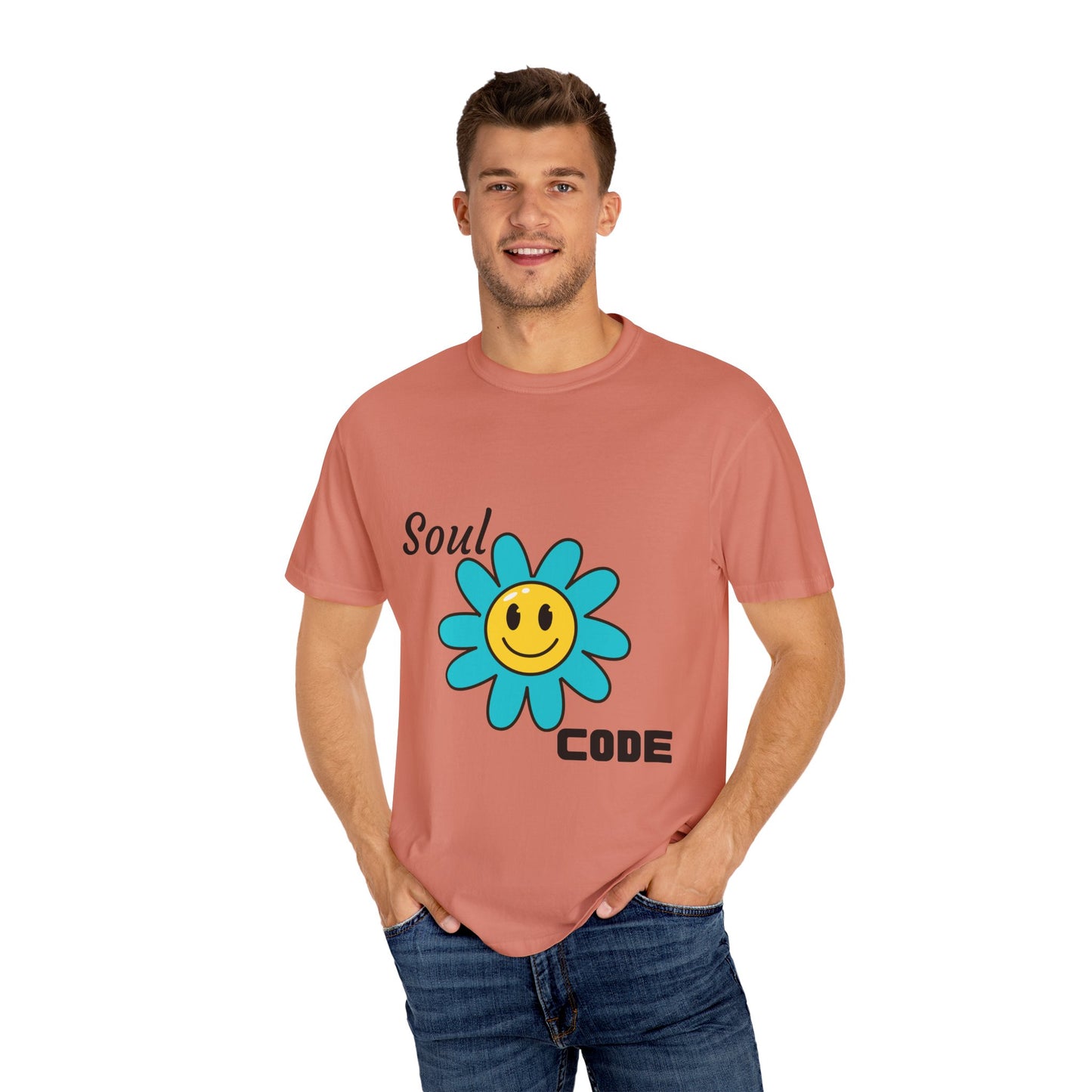 Soul Code Smiley Flower Unisex T-Shirt