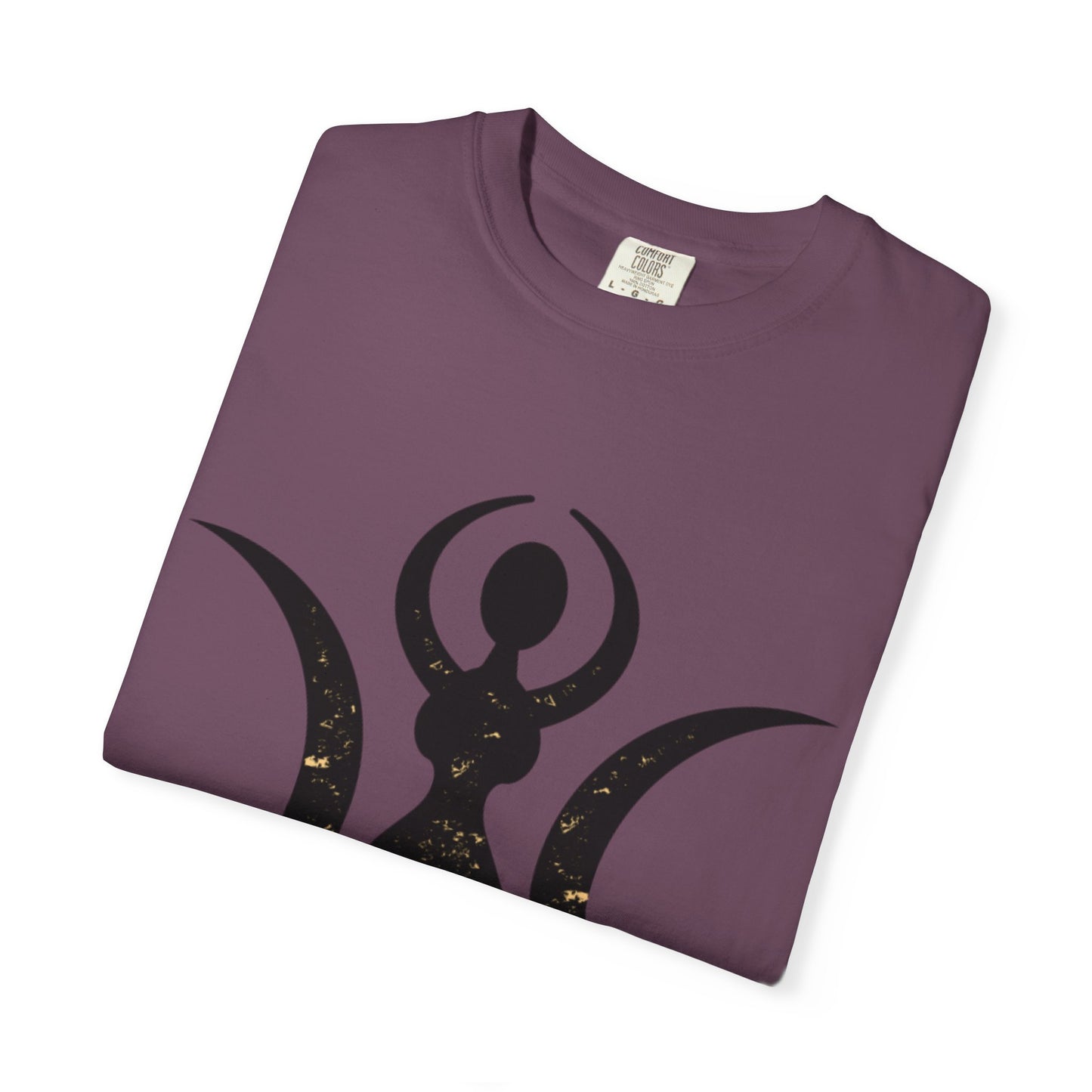 Empowered Goddess Unisex Garment-Dyed T-Shirt | Celestial Design | Perfect for Self-Care and Spiritual Celebrations