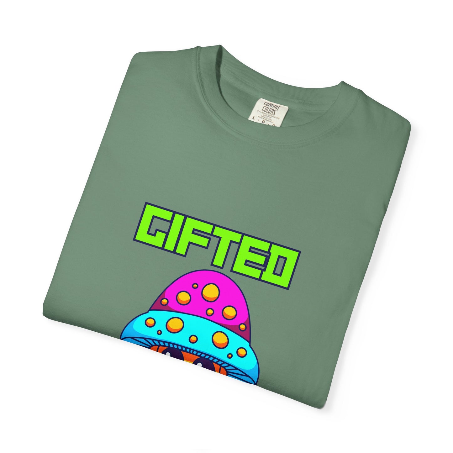 Gifted Mushroom T-Shirt - Colorful Unisex Garment-Dyed Tee