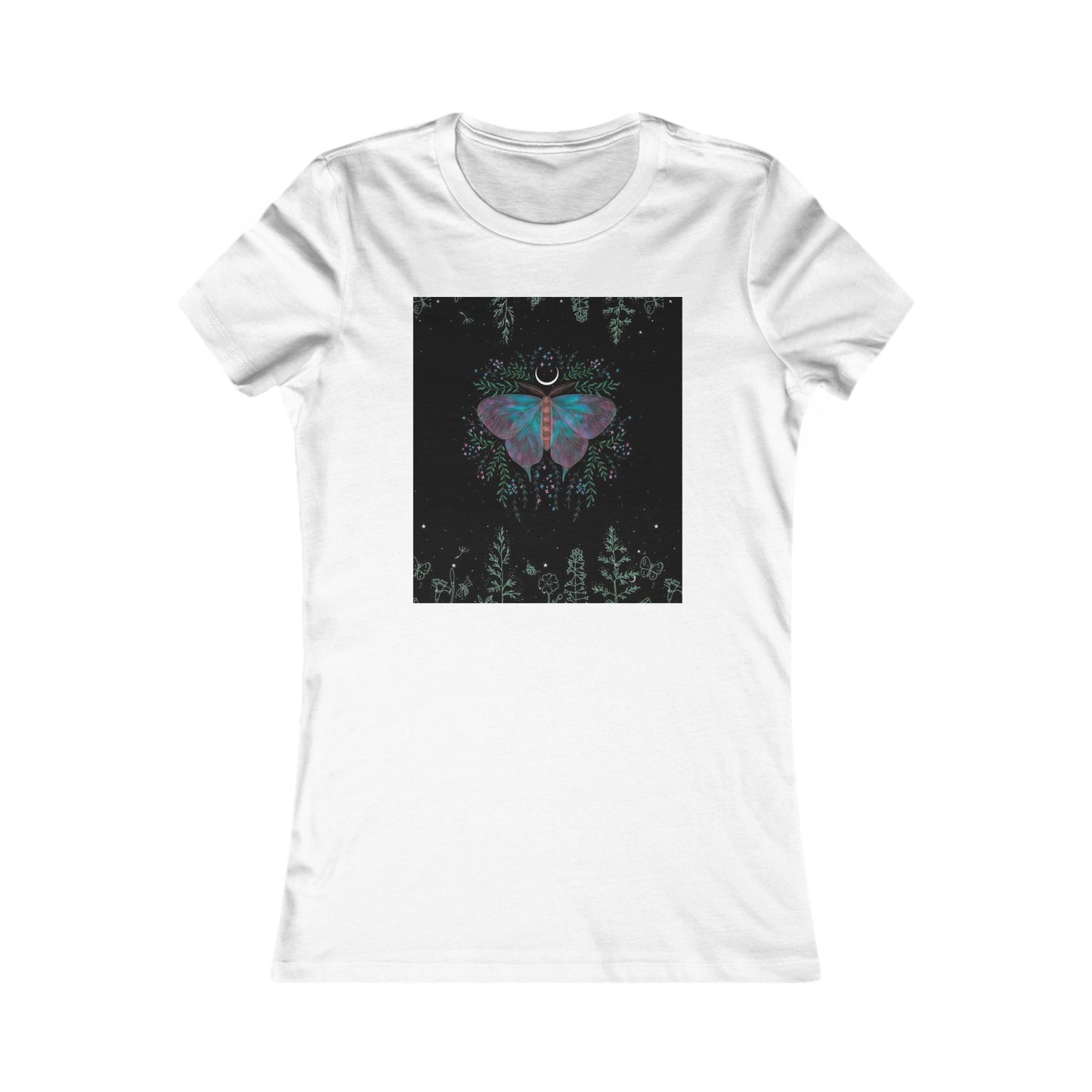 Mystical Butterfly Women's Tee - Boho Vibe, Gift for Nature Lovers, Perfect for Festivals, Eco-Friendly Style, Everyday Wear