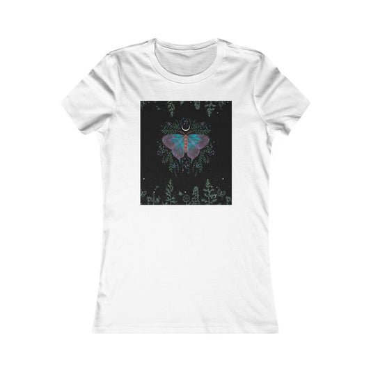 Mystical Butterfly Women's Tee - Boho Vibe, Gift for Nature Lovers, Perfect for Festivals, Eco-Friendly Style, Everyday Wear