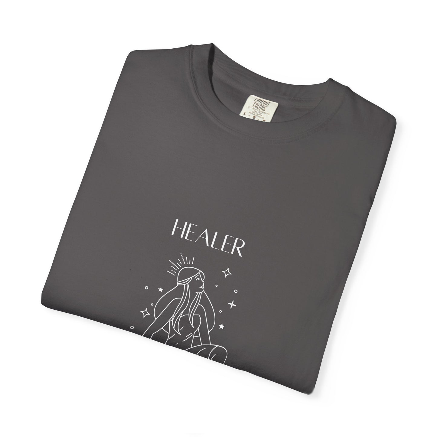 Healer Unisex Garment-Dyed T-Shirt – Spiritual Wellness Tee