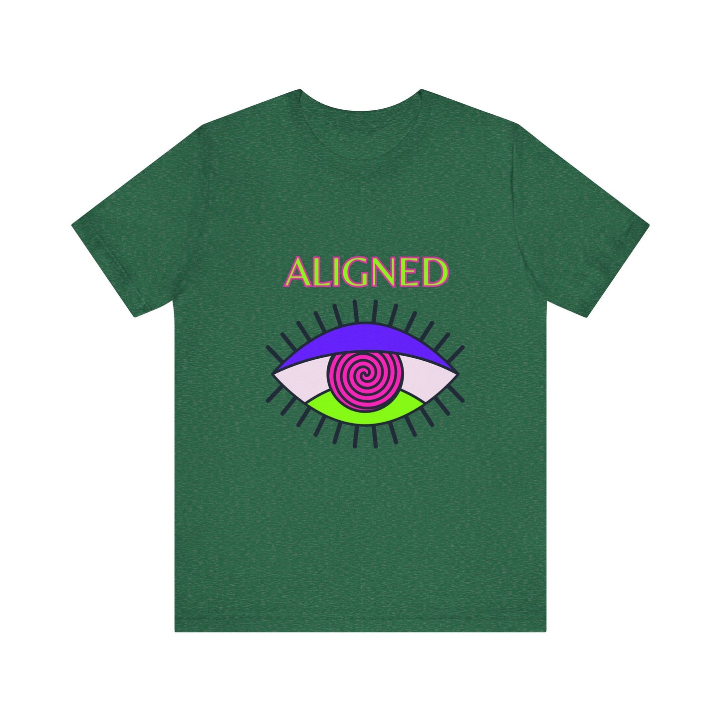 Aligned Eye Unisex Jersey Tee - Positive Vibes T-Shirt