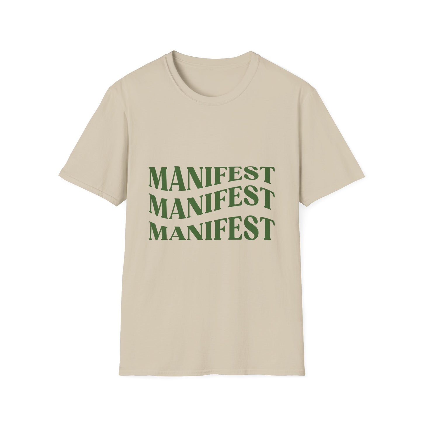 Manifest Softstyle Unisex T-Shirt - Positive Vibes for Everyday Wear