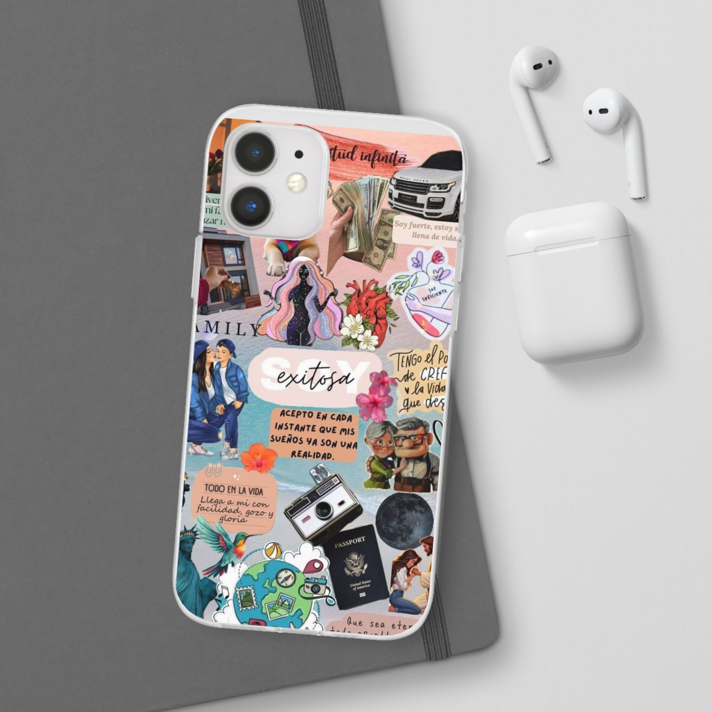 Colorful Inspirational Phone Case, Motivational iPhone Cover, Fun Phone Accessory, Unique Gift for Creative Souls, Flexible Cases for [...]