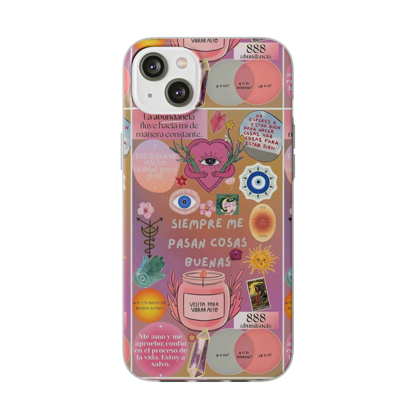 Colorful Affirmation Phone Cases, Positive Vibe Cases for iPhone, Flexible Phone Protection, Unique Gifts for Friends