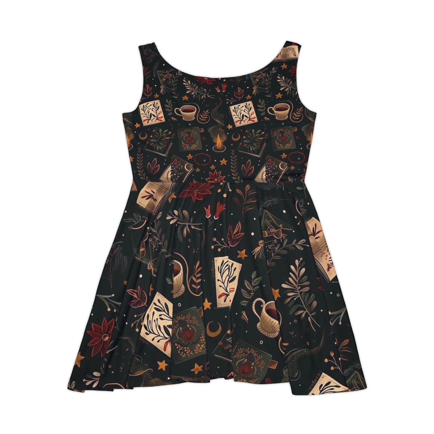 Bohemian Floral Skater Dress | Vintage Style, Summer Dress, Festival Outfit, Casual Wear, Gift Ideas